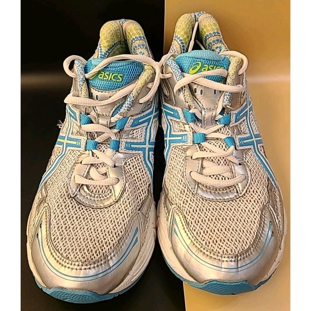 Asics Running Shoes Womens Size 7.5 Gel Duomax Gray Blue T27BQ Sneakers Gym - Picture 2 of 13